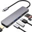Usb C Hub 6-in-1 Type C Hub With 100 W Pd Power Supply, 4k Uhd Usb C To Hdmi, 2 Carousel 1