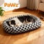 Pawz Dog Bed Calming Pet Checkered Plush Bed Soft Washable Bed Non-Slip XXXL Carousel 8