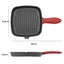 Toque Cast Iron Square Grill Pan with Spouts BBQ Skillet Cookware Kitchen Carousel 8