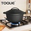Toque 6.6L Cast Iron Dutch Oven Heavy Duty Casserole Pot With Lid Kitchen Carousel 8