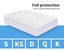 Dreamz Fitted Waterproof Bed Mattress Protectors Covers King Carousel 9