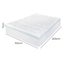 Dreamz Gel Memory Foam Mattress Topper Queen 7cm Pressure Relief Deep Pocket Carousel 9