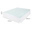 Dreamz Mattress Topper Pillowtop Memory Foam Bamboo Cover Bed Protector Double Carousel 2