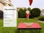 Bopeep 2Pcs Kids Bean Bag Toss Cornhole Game Set with 8 Bean Bags Wooden Outdoor Carousel 5