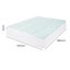 Dreamz Mattress Topper Pillowtop Memory Foam Bamboo Cover Bed Protector Double Carousel 9