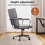 Levede Gaming Office Chair PU Ergonomic Executive Computer Seat Adjustable Grey Carousel 3