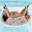 Ferret Chinchilla Hammock, 34x34cm Small Pet Hammock Rabbit Hammock Soft Double Carousel 2