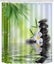 spa Shower Curtain Black Stones White Orchids Bamboo Water Bath Curtain 150x180 Carousel 2