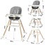 Bopeep Baby High Chair 6-In-1 Removable Seat and Trays Adjustable Height Eating Carousel 2