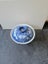 Blue & White Porcelain Lidded Noodle/ Rice Serving Bowl with Floral Motif. Thai. Carousel 2