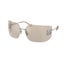 Miu Miu MU 54YS 1BC10F Women's Sunglasses - Silver Carousel 1