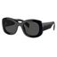 Prada PR A13S 1AB5S0 - Black Frame Dark Grey Lenses Carousel 1