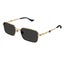 Gucci GG1495S 001 Men's Sunglasses - Gold Frame, Grey Lenses Carousel 1