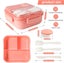 Lunch Bento Box With 3 Compartments Lunch Box With Cutlery Food Containers Carousel 4