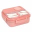 Lunch Bento Box With 3 Compartments Lunch Box With Cutlery Food Containers Carousel 5