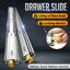 2X Drawer Slide Runner Cabinet Guide Track 1000mm Carousel 4