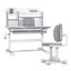 Kids Desk and Chair Set Ergonomic Children Study Table Adjustable Shelf Drawer Carousel 8