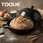 Toque Enamelled Cast Iron Dutch Oven Pot Sourdough Bread Baking Kitchen 24cm Carousel 8