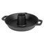 Toque Cast Iron Roaster Stand Non-stick Beer Can Chicken Holder Kitchen Outdoor Carousel 1