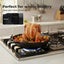 Toque Cast Iron Roaster Stand Non-stick Beer Can Chicken Holder Kitchen Outdoor Carousel 4