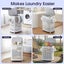 80L Laundry Basket Hamper Clothes Storage Organiser Bin Carousel 6
