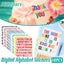 10Pcs Letter Stickers Colorful Diy Scrapbooking Water Bottle Greeting Cards Rose Carousel 2