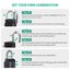 Hod Health & Home 4 Digit Combination Padlock Waterproof Outdoor Number Lock For Carousel 5