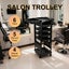 6 Tier Hair Salon Trolley Spa Tool Rolling Storage Cart Carousel 4