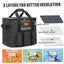 Freshness Ice Pack Lunch Bag,Large Capacity Multi-Pocket Portable Handbag,Cooler Carousel 4