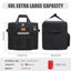 Freshness Ice Pack Lunch Bag,Large Capacity Multi-Pocket Portable Handbag,Cooler Carousel 5