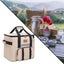 Freshness Ice Pack Lunch Bag,Large Capacity Multi-Pocket Portable Handbag,Cooler Carousel 6