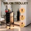 6 Tier Hair Salon Trolley Pull Out Trays Tool Storage Cart Carousel 3