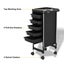 6 Tier Hair Salon Trolley Pull Out Trays Tool Storage Cart Carousel 6