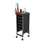 6 Tier Hair Salon Trolley Pull Out Trays Tool Storage Cart Carousel 8