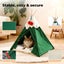 Pawz Pet Tent House Pet Teepee Dog Cat Tent Bed Washable Portable Indoor Green L Carousel 3