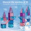 Bopeep Magnetic Tiles Blocks Frozen Toys Building Play for Kids STEM 120Pcs Carousel 4