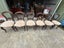 Beautiful Antique Balloon Back Chairs x 6 Carousel 3