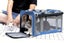 Pet Carrier for Large Cats Dog Carrier Privacy Protection for Travel-blue Carousel 1