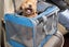 Pet Carrier for Large Cats Dog Carrier Privacy Protection for Travel-blue Carousel 8