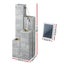 Solar Fountain Water Feature Outdoor Indoor 4-Tier Square Cascading Beige Carousel 2