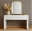 Aspen console table with 2 drawers and LED lighting, White High Gloss Carousel 1