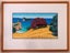 Tony Ogle "Coromandel Pohutukawa" original framed screenprint, limited edition Carousel 1