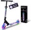 Suotu K18 Black & Purple Kids Scooter with LED Wheels – Adjustable & Foldable Carousel 1