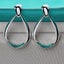 925 Sterling Silver Big Circle Drop Charm Earrings - Classic Design Carousel 3