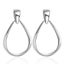 925 Sterling Silver Big Circle Drop Charm Earrings - Classic Design Carousel 5