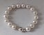 4A+ 11 - 12mm Edison White Round Pearl Bracelet 20cms Carousel 4