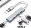 4 Port USB C to USB 3.0 Hub Compact Type C Expansion Adapter Carousel 1