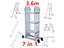 brand new telescopic Ladder Carousel 2