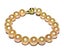9.5-10mm Peach Gold Pink Edison Pearl 7 - 7.5" Bracelet Carousel 3