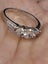Sterling Silver Ring With Clear Crystal Stones - $1.00 Reserve ! Carousel 1